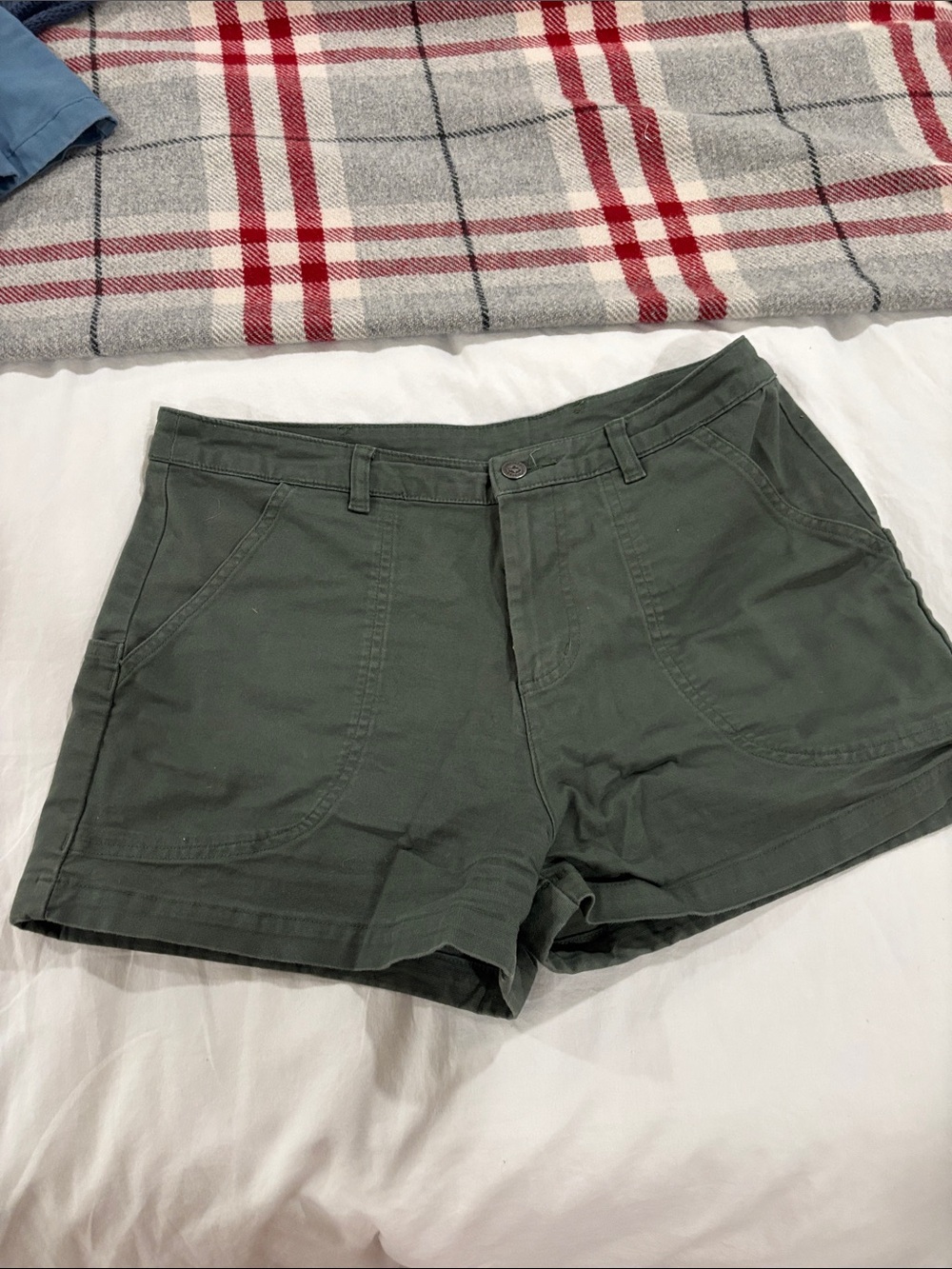Patagonia Olive Green Utility Cargo Shorts